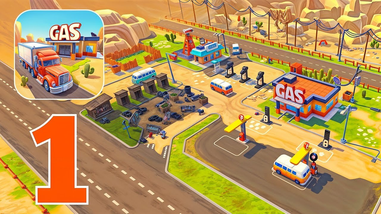Roadside Empire - Gameplay Walkthrough Part 1 - Tutorial (iOS, Android)
