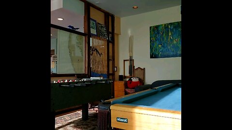 Classic rock on classic radio in a classical rock game room at the Hidden Pines Check in Lobby.