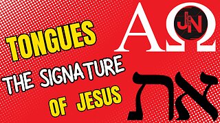 Speaking in Tongues Contains the Signature of Jesus Christ. It is an executive order singned by the throne of God.