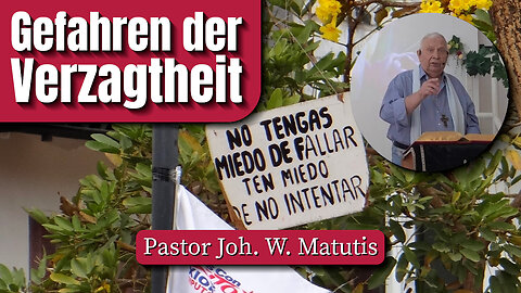 Gefahren der Verzagtheit