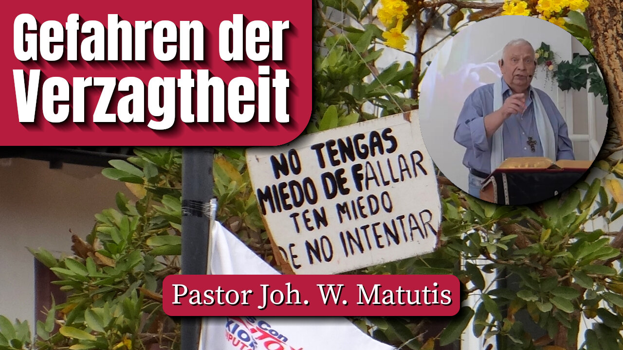 Gefahren der Verzagtheit