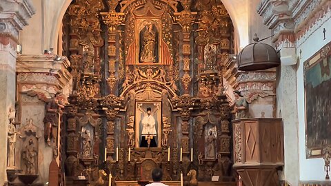 Blasian Babies DaDa Visits, Donates, Lights Prayer Candle For His Family Mission San Javier Del Bac!