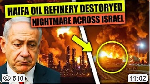 Iranian Missiles BURN DOWN Haifa Oil Refinery in Israel ~ OpenmindedThinker Show