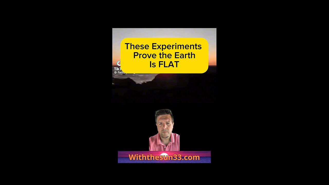 Experiments that prove the earth is not a spinning ball . Flat earth