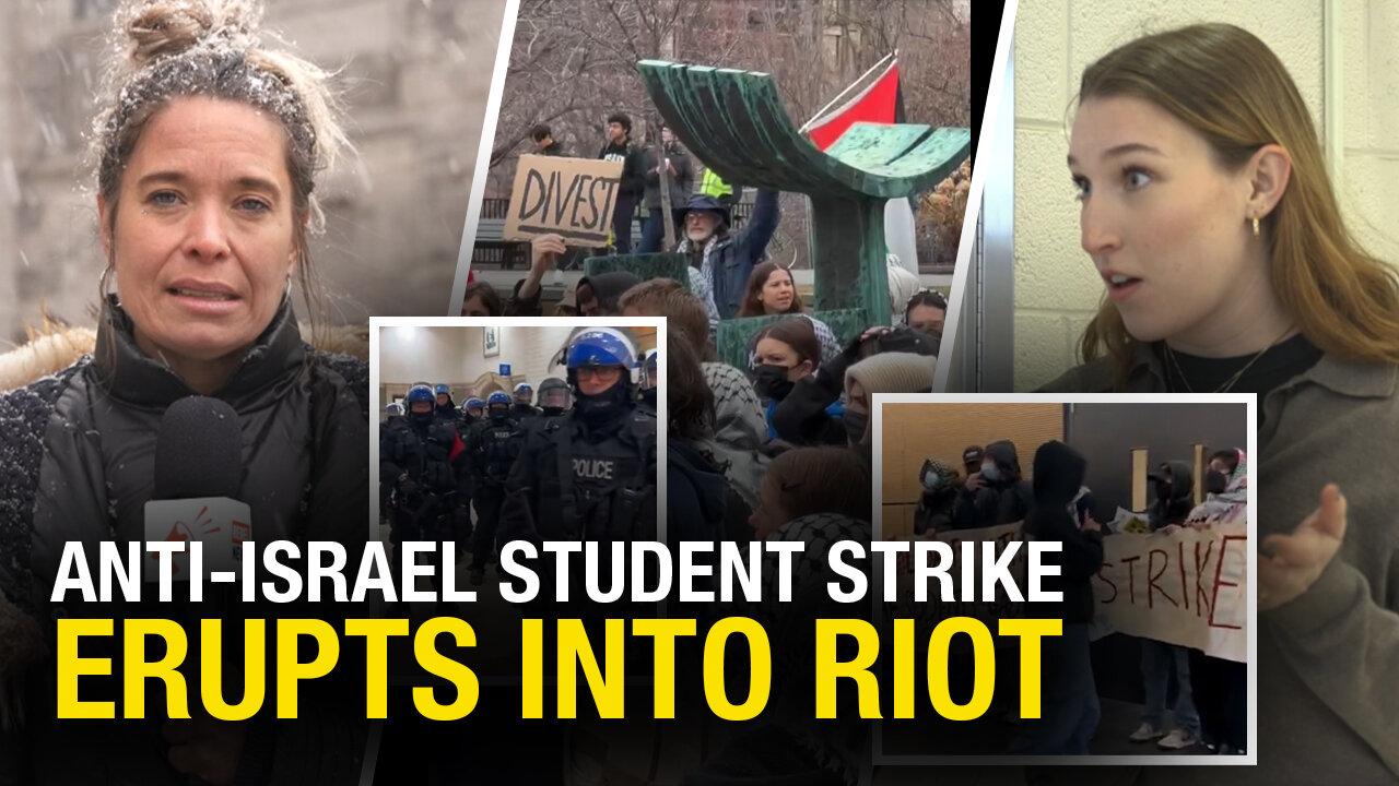 Anti-Israel protests bring vandalism and chaos to McGill University