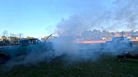 Fire Fire. Look at that 6.2 DIESEL do her thing. Banks Turbo powered