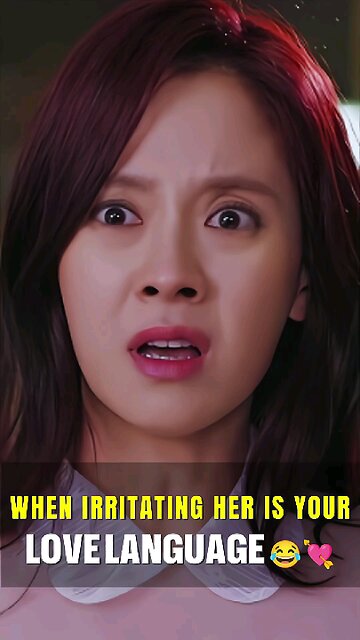 When Irritating Her Is Your Love Language 😂💘 #couplecomedy #funnycouple #cutemoment #kdramacouple
