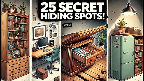 25 GENIUS Hiding Spots You’d NEVER Think Of! (Can You Find Them? 🤯)