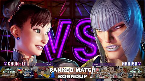 Kuya Kalbo SF6 Ranked Match Roundup. Chun Li Master Rank [Hori Fight Stick]