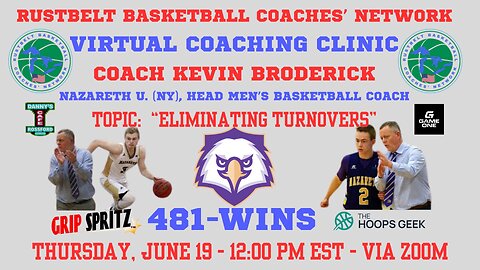 Coach Kevin Broderick, Nazareth U. (NY) Clinic Video Trailer