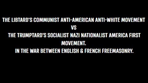 THE LIBTARD'S RACIST COMMUNIST ANTI-AMERICAN ANTI-WHITE MOVEMENT "Far Left Commie Libtards vs Leftist Nazi Trumptards"