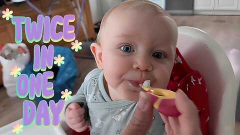 Baby Kayla Learns to Brush Twice a Day 🦷 | Adorable Baby Routine & Milestone