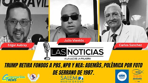 Trump retira fondos a PBS, NPR y NEA; además, polémica por foto de Serrano de 1987.