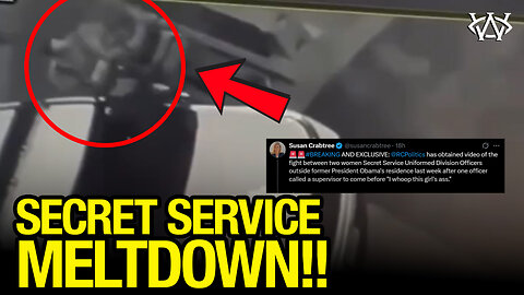 Secret Service Brawl CAUGHT ON TAPE Outside Obama’s House!