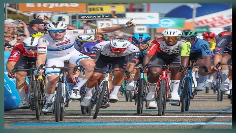 Biniam Girmay sprints to 5th place in Renewi Tour