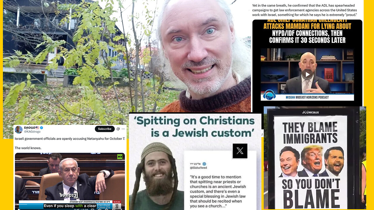 FBI jagar Israelkritiker. Grok💩. Naama vs Bibi. Gad Saad💩. US unis. Elijah Shaffer. IDFs USA-polis