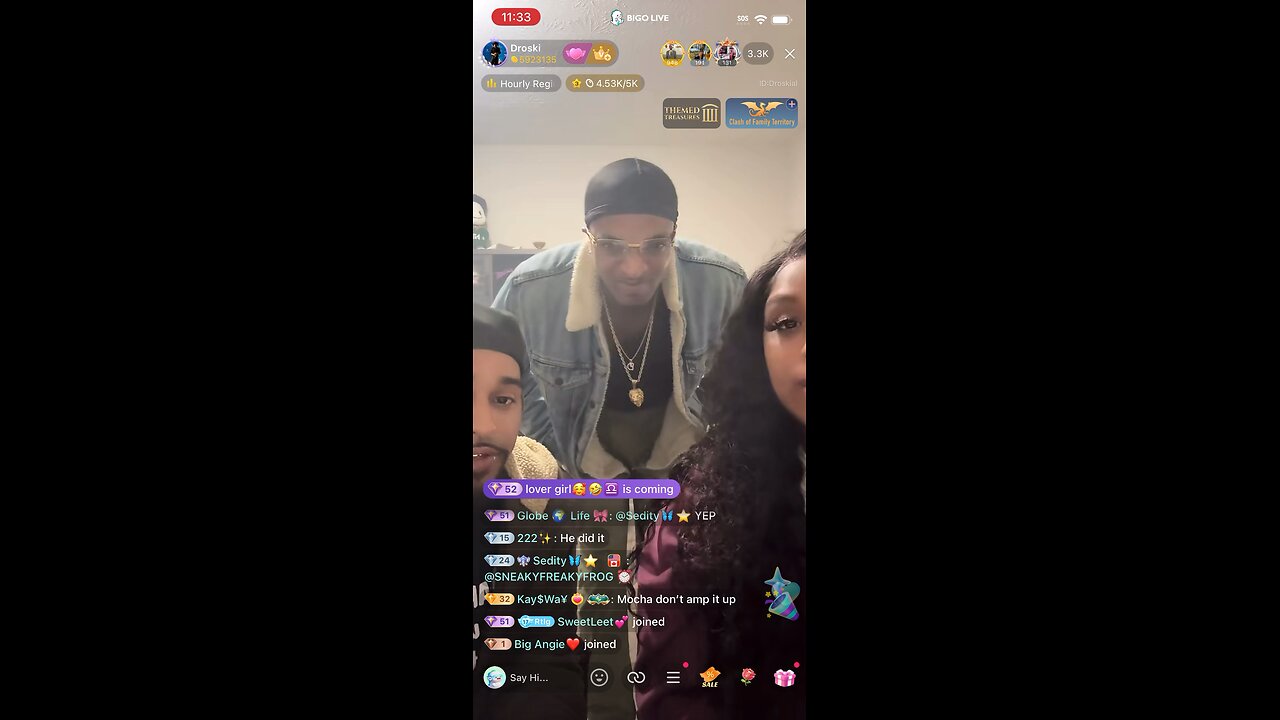 BeautyGoddess in denial that her and ol dude messing around 👀 what y’all think 🤔