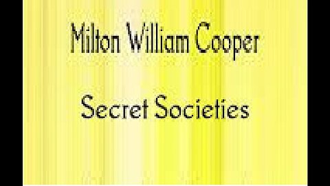 "Unveiling Secret Societies as Discussed by Bill Cooper on His Renowned Radio Show"