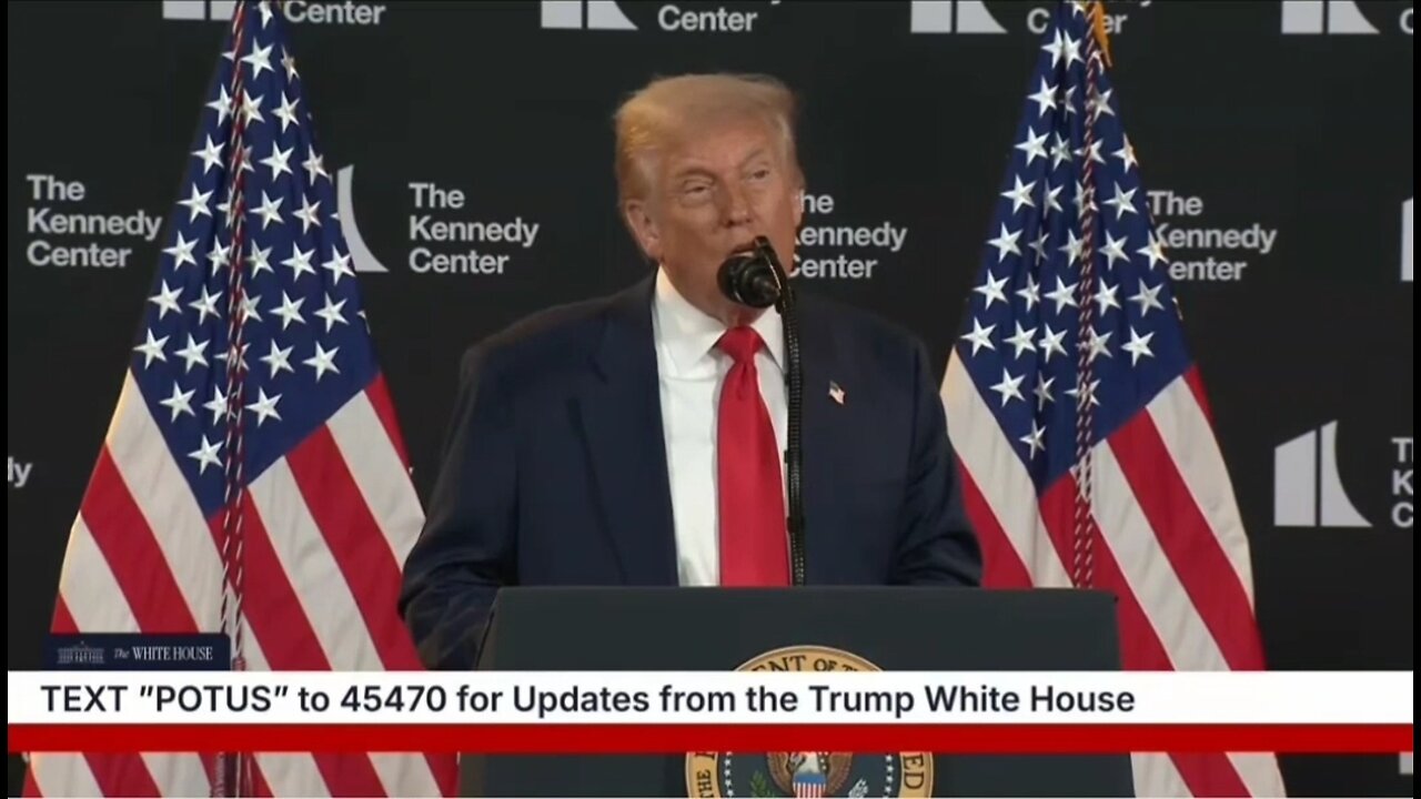 Trump: We Ended Woke At The Kennedy Center