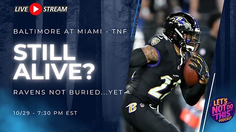 🏈 LIVE: Ravens at Dolphins TNF Preview + Halloween College Football Picks 🎃