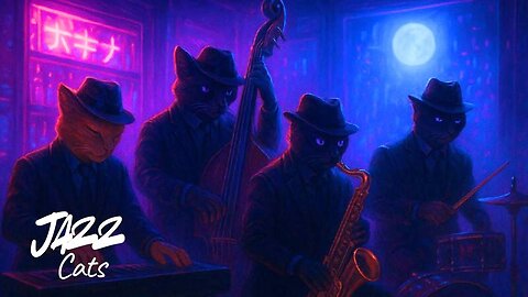 The Coolest Cats: Jazz & Neon Nights