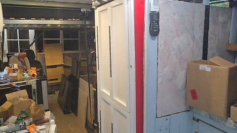 Sliding Shower Closet Doors Installed