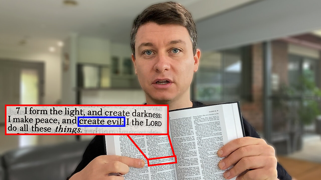 The Bible ADMITS That God Created EVIL??