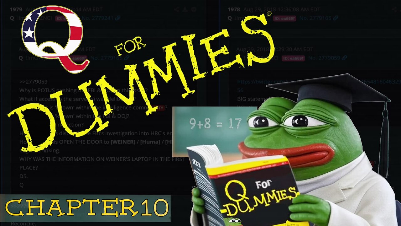 Q For Dummies: Chapter 10 - 10:30pm EST