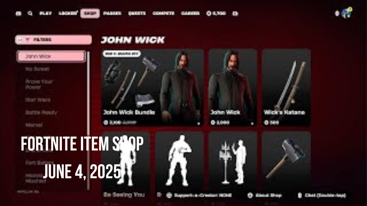 Fortnite Item Shop|June 4, 2025