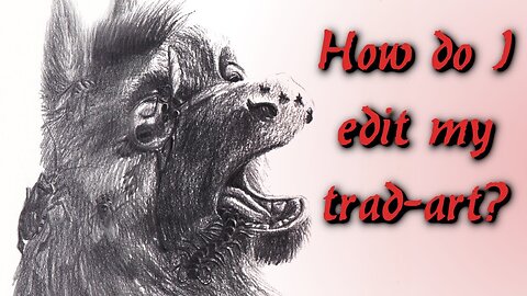 How do I edit my Traditional Art? || Editing Tutorial (Gimp 2.10.32)