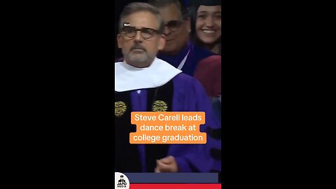 Would you join a surprise dance break if Steve Carell led it at your graduation?