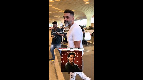 Bobby Deol Spotted At Mumbai Airport. #BobbyDeol #BobbyDeolFans #BollywoodActor #ClassyBobbyDeol