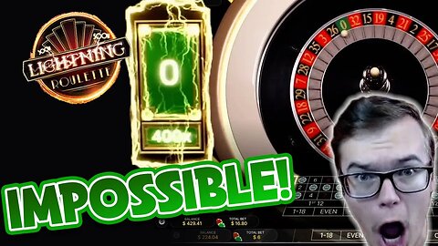IMPOSSIBLE LIGHTNING ROULETTE WIN LEAVES US SPEECHLESS!