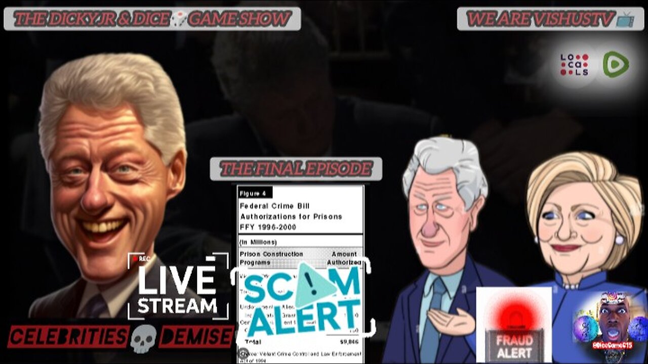 The Clinton's Crime Family... "Exposed" Livestream #VishusTv 📺