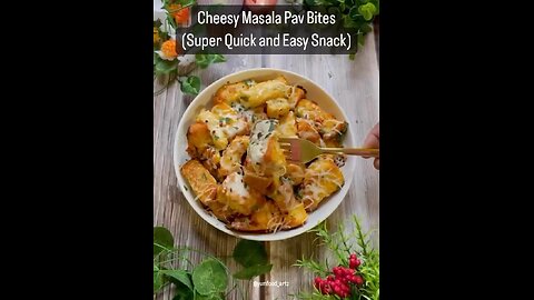 #cheese masala paw bites