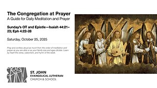 Sunday’s OT and Epistle—Isaiah 44:21–23; Eph 4:22-28