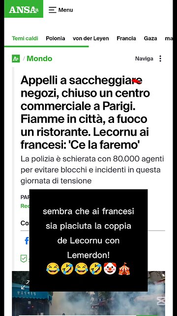 la notizia del giorno