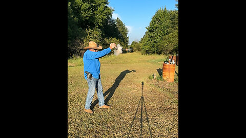 Upside Down Shots with a Cimarron Colt Model 1860
