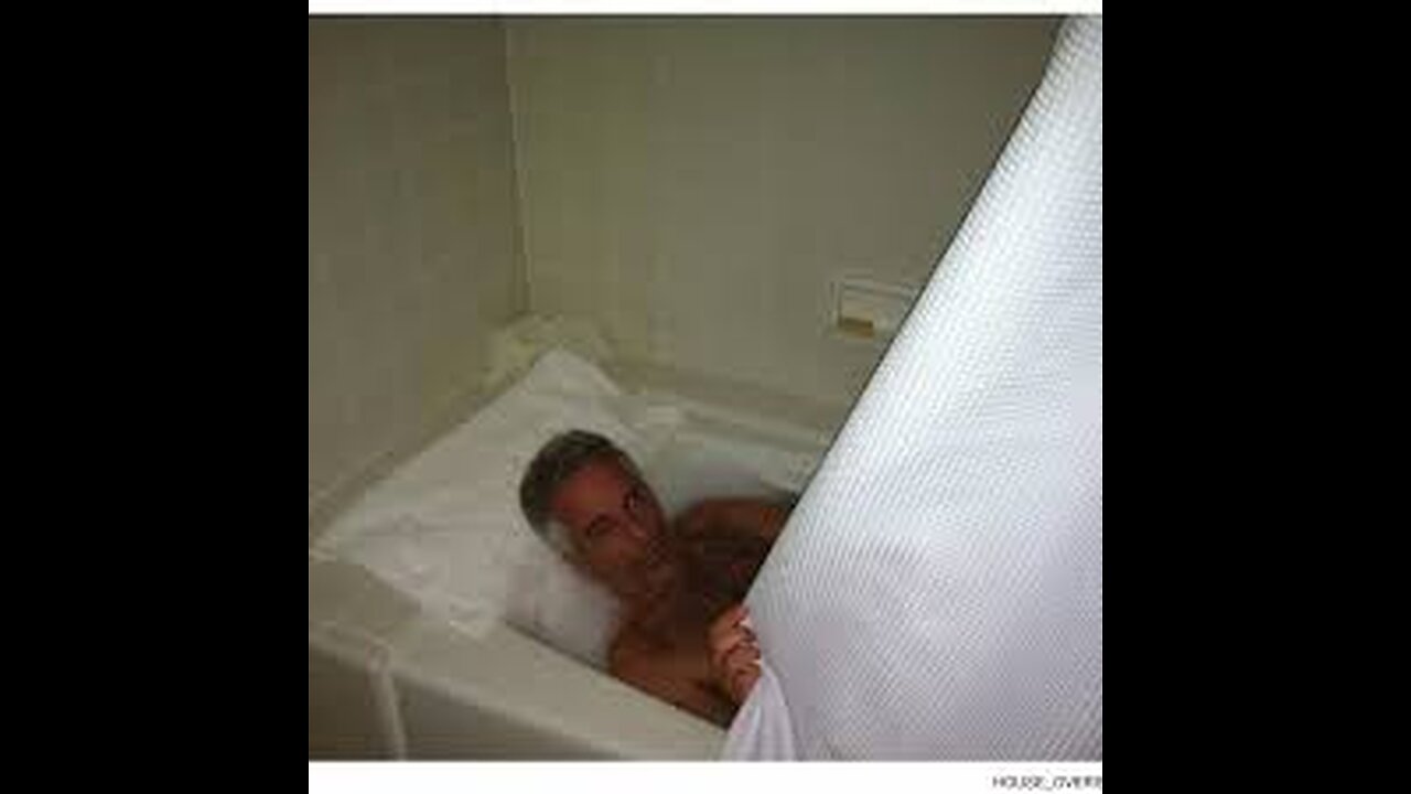 Image of Epstein Smiling Naked in a Bathtub Released