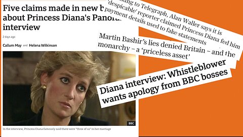 Diana, Bashir and the BBC - the human cost of treachery.
