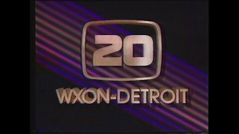WXON-TV 20 (Detroit, Michigan) Commercials/Ads (Jan 1986)