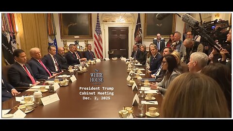 President Trump's Last Cabinet Mtg of 2025 - IN FULL
