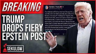 BREAKING: Trump Drops Fiery Epstein Post
