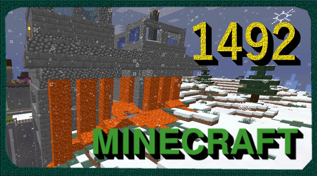 Lets Play Minecraft Episode – 1492 Adding Tower Defences