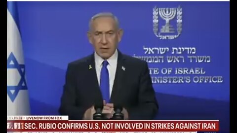 WATCH: Israeli PM Netanyahu speaks on strikes in Iran