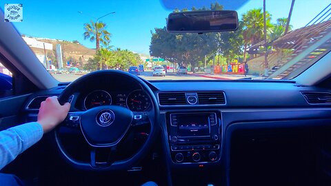 POV FIRST PERSON TEST DRIVE VOLKSWAGEN PASSAT R-LINE 2017 ON THE CITY