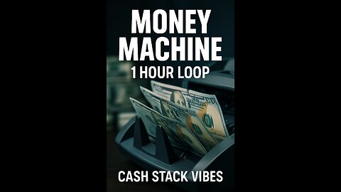 MONEY MACHINE COUNTING | 1 HOUR CASH STACK LOOP