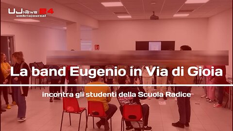 La band Eugenio in Via di Gioia incontra gli studenti della Scuola Radice