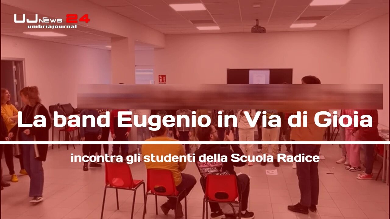 La band Eugenio in Via di Gioia incontra gli studenti della Scuola Radice