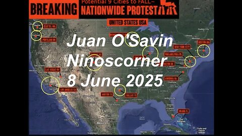 Juan O Savin - It Begins... Could 14 Cities Burn? Trump's Ultimate Checkmate - 8 June 2025